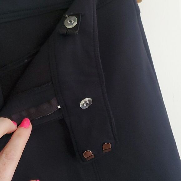 Athleta Fleece Lined Black Skirt - Picture 5 of 7